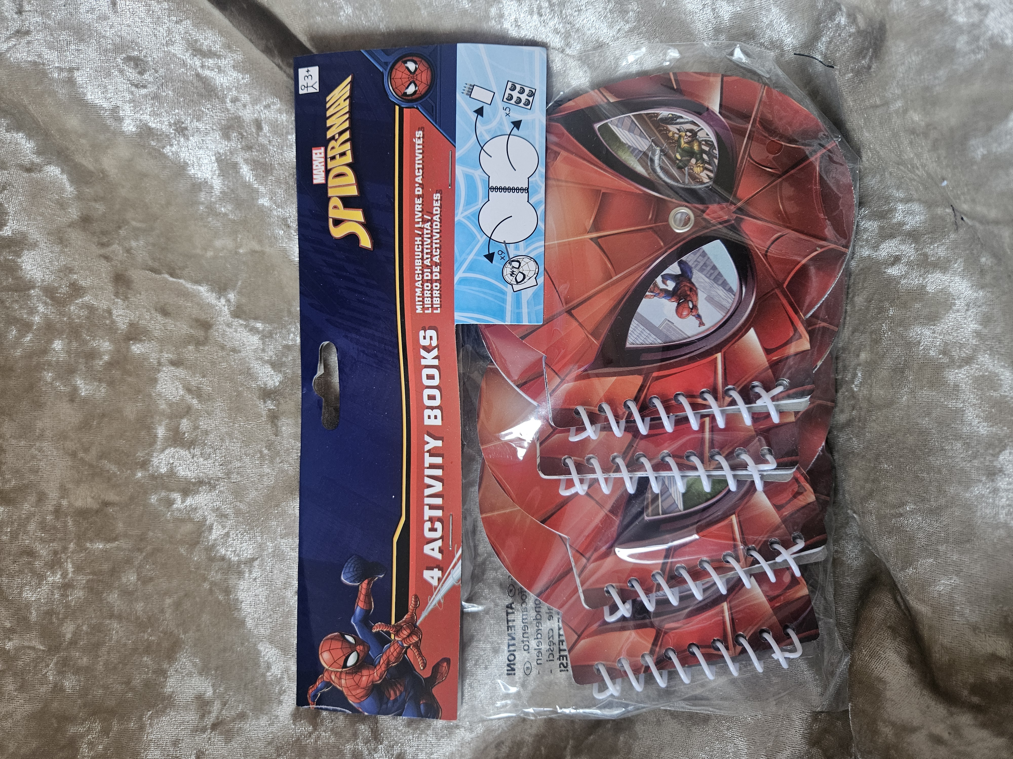 Pack of 4 Spider-Man Activity Books