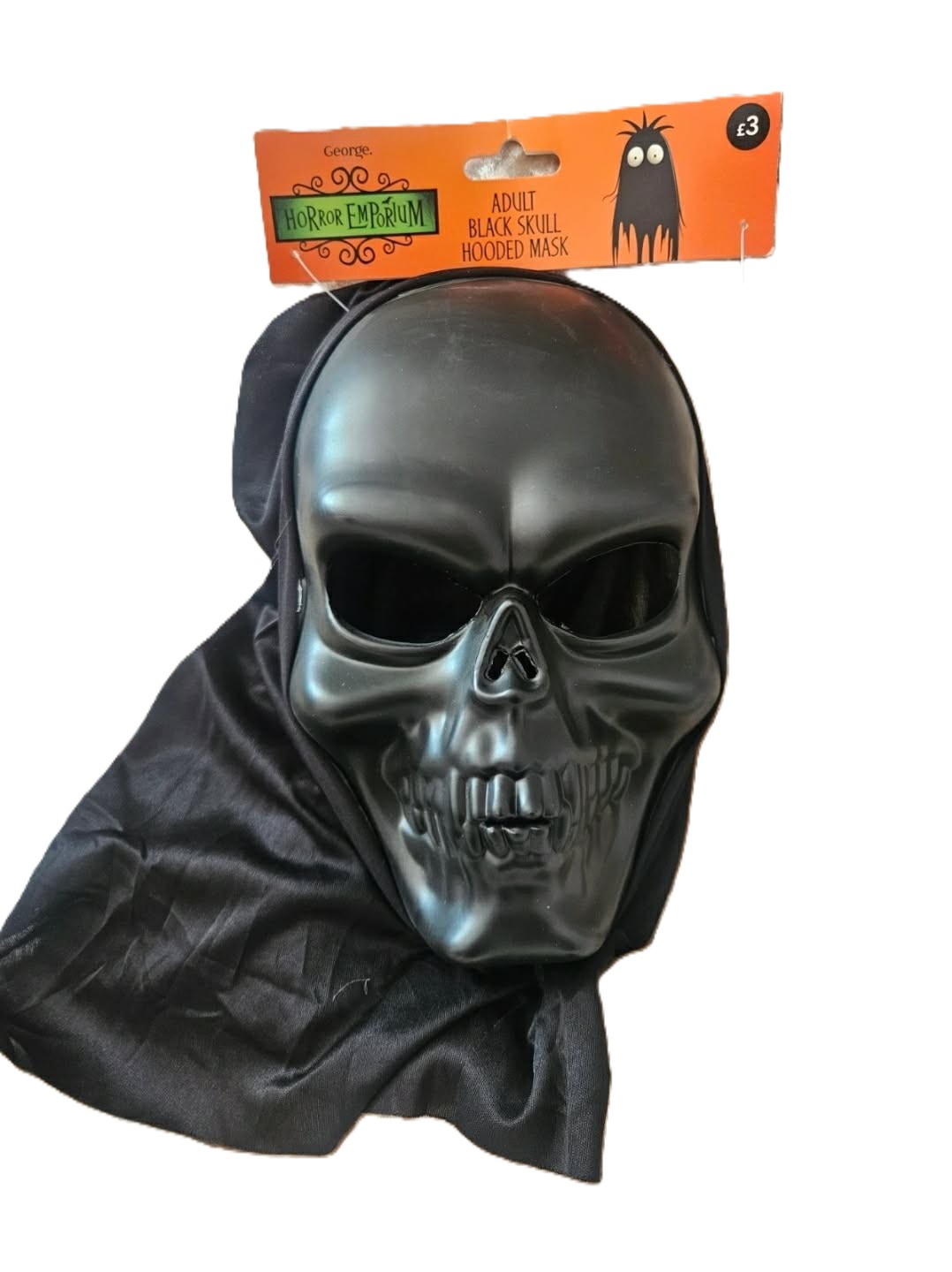 Black Skeleton Mask