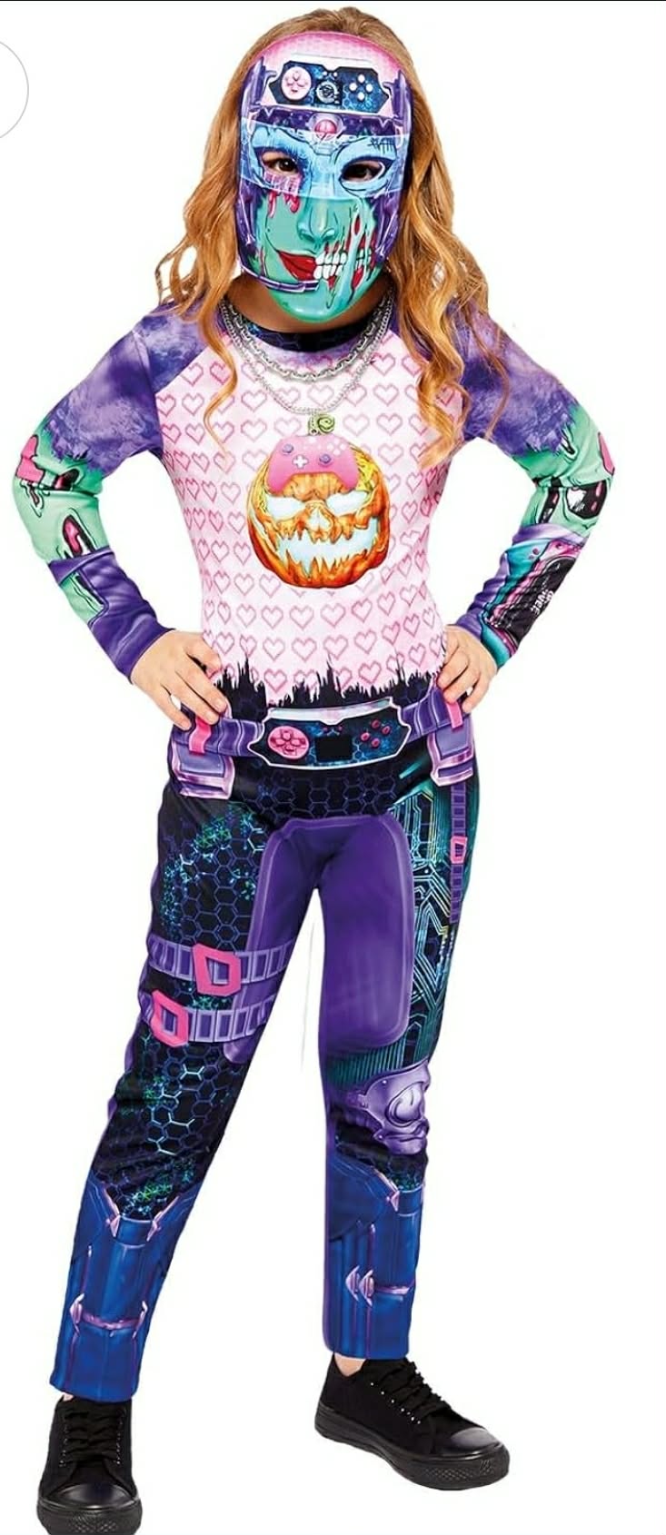 Amscan Gamer Girl Halloween Costume 6-8 Years